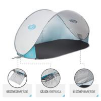 Пляжний намет NILS CAMP POP UP NC3174 світло-сірий