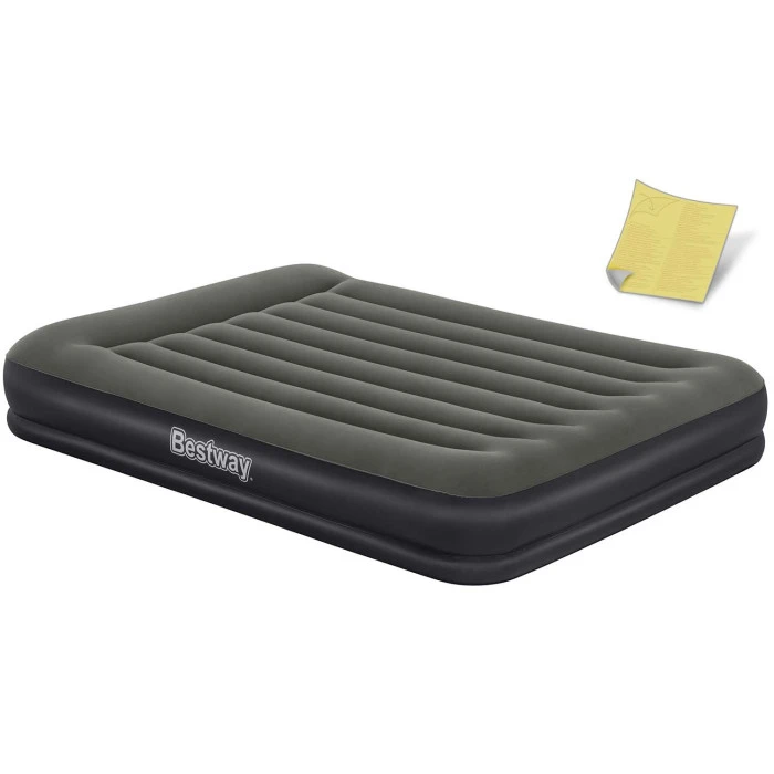 Матрац надувний Bestway 67699 203x152 см, чорно-сірий