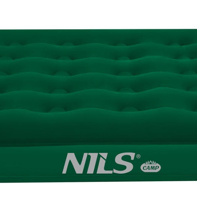 Матрас надувной двухместный NILS CAMP NC2802 191 х 137 х 22, зеленый