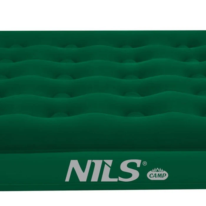 Матрас надувной двухместный NILS CAMP NC2802 191 х 137 х 22, зеленый