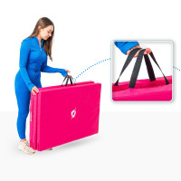 Мат гимнастический THUNDER MG-03, 197 х 90 х 5 см, розовый