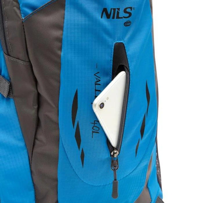 Туристический рюкзак 40л NILS CAMP VALLEY NC1749 голубой<br>