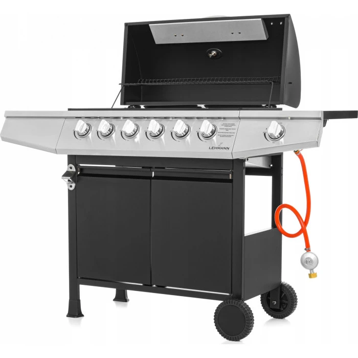 Газовый гриль LEHMANN VEGAS 12.8 kW 33.5 см x 72 см