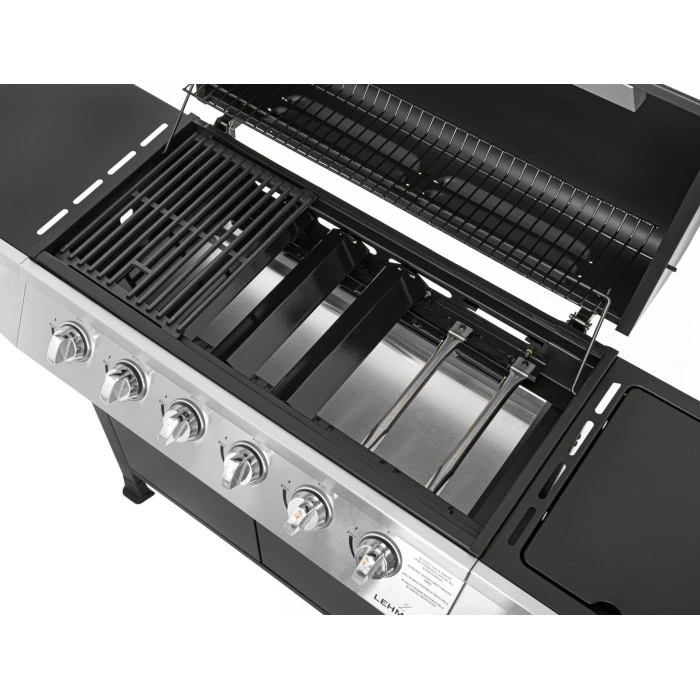 Газовый гриль LEHMANN VEGAS 12.8 kW 33.5 см x 72 см