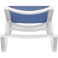 Шезлонг Siesta Rio, бело-голубой