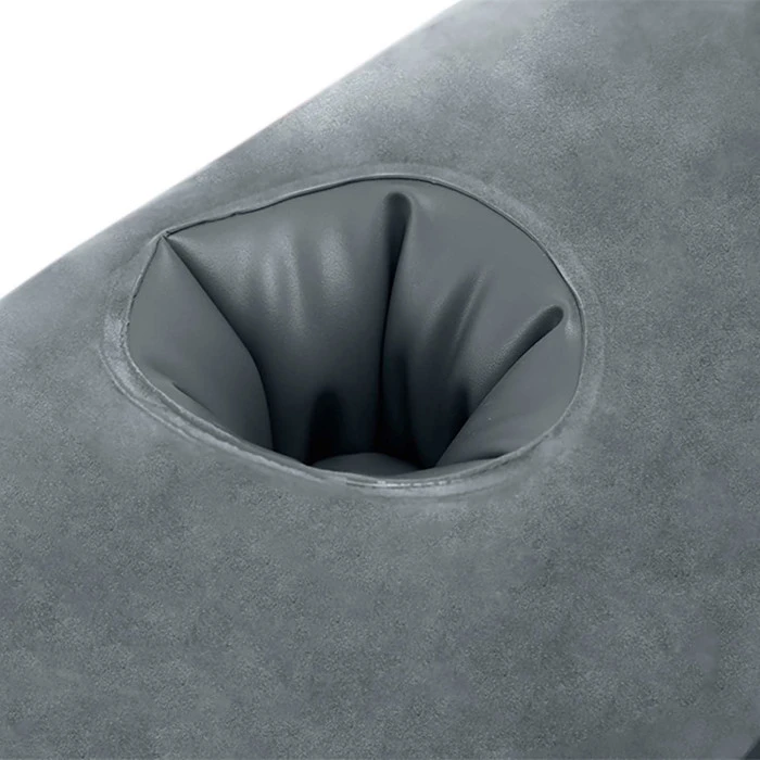 Крісло надувне Intex 66551, сіре