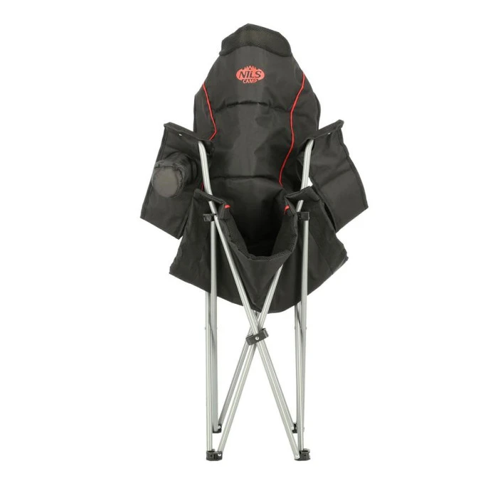 Кресло для кемпинга NILS CAMP NC3080 черно-красный