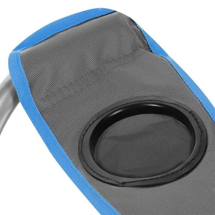 Крісло для кемпінгу NILS CAMP NC3079, сіро-блакитне