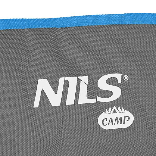 Крісло для кемпінгу NILS CAMP NC3079, сіро-блакитне