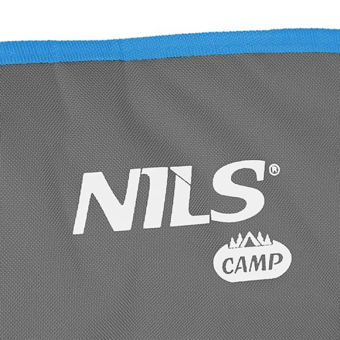 Крісло для кемпінгу NILS CAMP NC3079, сіро-блакитне