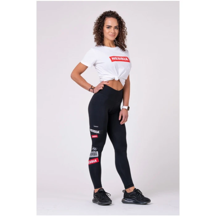 Женская футболка Nebbia Basic 592 - размер М/белый