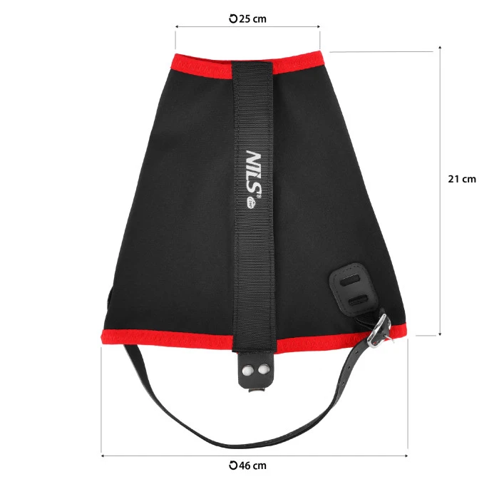 Гамаші туристичні NILS CAMP NC17113, чорно-червоні