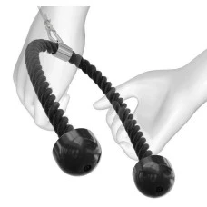 Канатный хват двойной для тяг для мышц трицепса 70см K-Sport U009