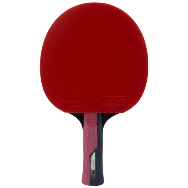 Ракетка для настольного тенниса BUTTERFLY Timo Boll Ruby, черно-красная.