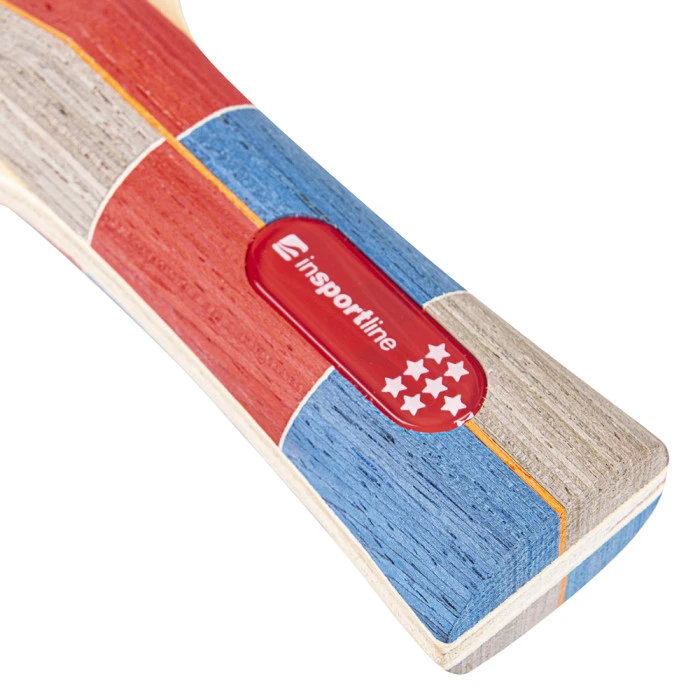 Ракетка для настольного тенниса inSPORTline Shootfair S7, черно-красная.