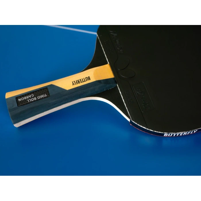 Ракетка для настільного тенісу BUTTERFLY Timo Boll Carbon, чорно-червона