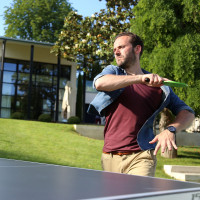 Ракетка для настільного тенісу Cornilleau SOFTBAT OUTDOOR, блакитна