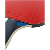 Ракетка для настольного тенниса BUTTERFLY Dimitrij Ovtcharov Platin, черно-красная.