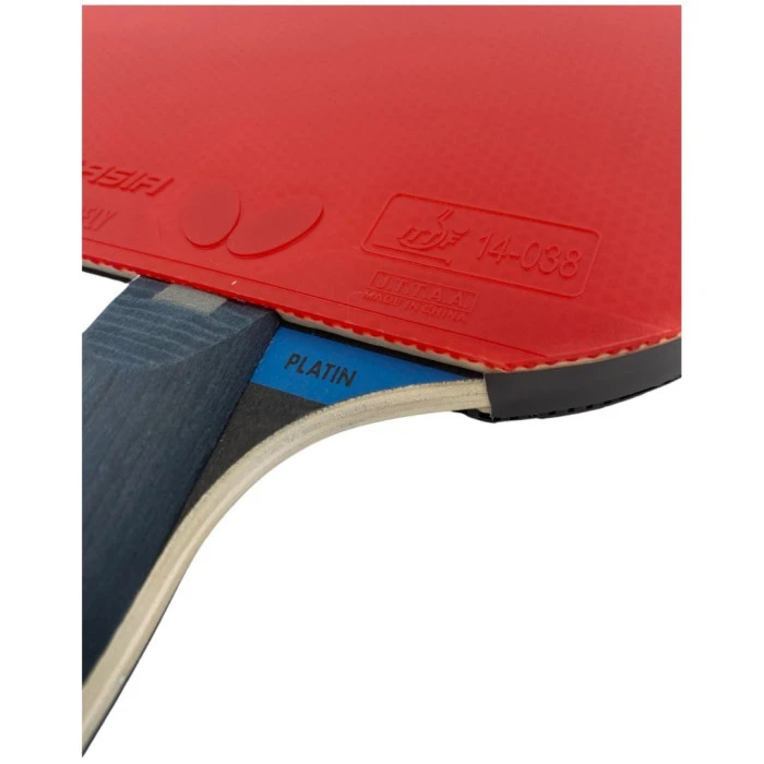 Ракетка для настільного тенісу BUTTERFLY Dimitrij Ovtcharov Platin, чорно-червона