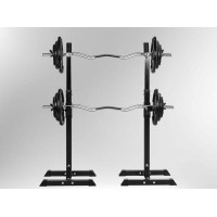 Стійка для великих гантелей з регульованою висотою Movit, біла