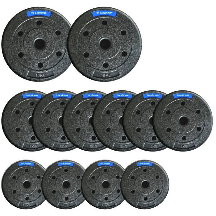 Набор битумных дисков THUNDER 2х10кг, 6х5кг, 4х2.5кг