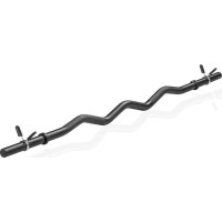 Гриф Movit – 120 см, черного цвета, пружинная защита.