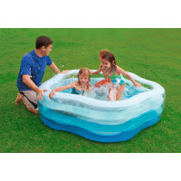 Басейн надувний дитячий Intex 56495 185x180х53 см синій