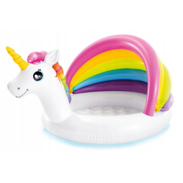 Бассейн надувной детский Единорог Intex 57113 127х102x69 см