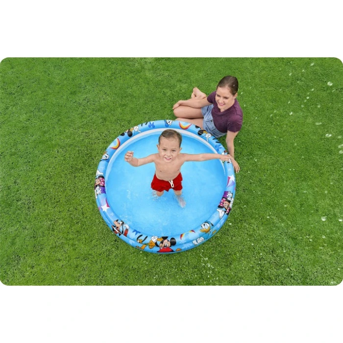 Бассейн надувной детский Микки и друзья Bestway 91007 122х25 см