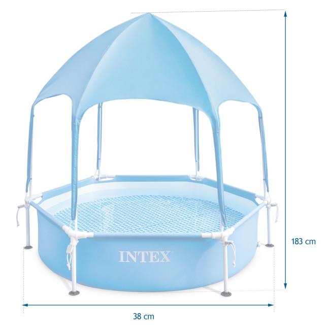 Бассейн каркасный детский INTEX 28209 183x38 см