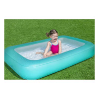 Бассейн надувной детский Bestway 51115 165x104x25 см бирюзовый