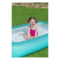Бассейн надувной детский Bestway 51115 165x104x25 см бирюзовый
