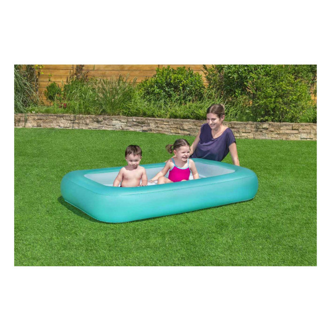 Басейн надувний дитячий Bestway 51115 165x104x25 см бірюзовий