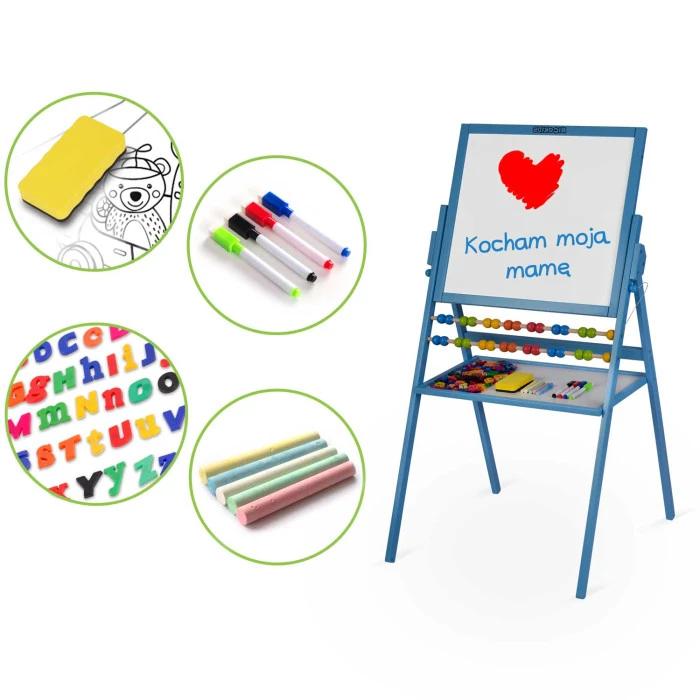 Мелкая доска магнитная поворотная Ricokids синяя