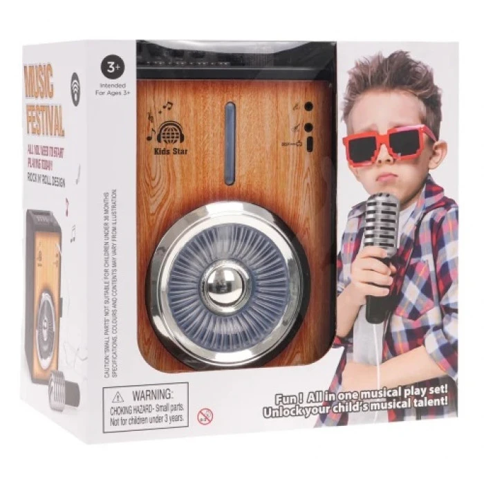 Детская акустическая система с функцией Bluetooth + микрофон ZMU.HK-9188