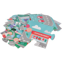 Дерев'яні міські кубики для дітей 3+