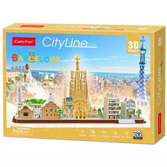 3D пазл CubicFun City Line Барселона (MC256h) 3D пазл CubicFun City Line Барселона (MC256h)