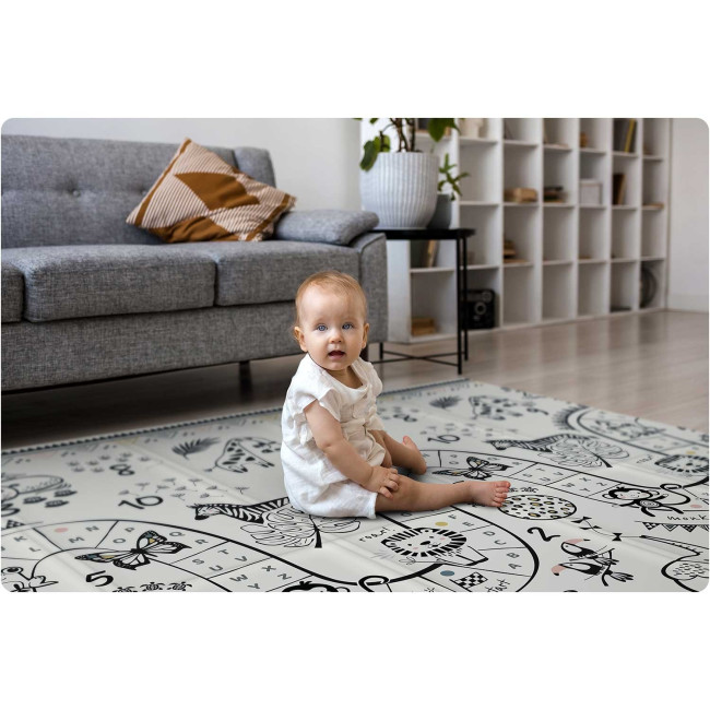 Килимок розкладний дитячий 200 x 180 x 1 см Nukido NK-340 Океан-Сафарі