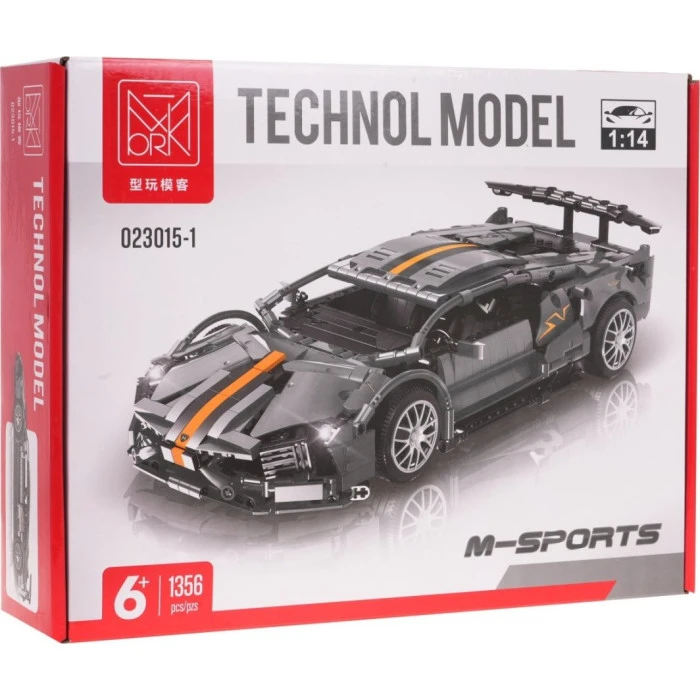 Детский конструктор спортивной машинки 1356 эл.