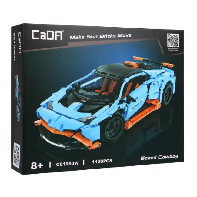 Машинка Speed ​​Cowboy racer для детей 8+ Технические блоки CaDA 1120 эл.