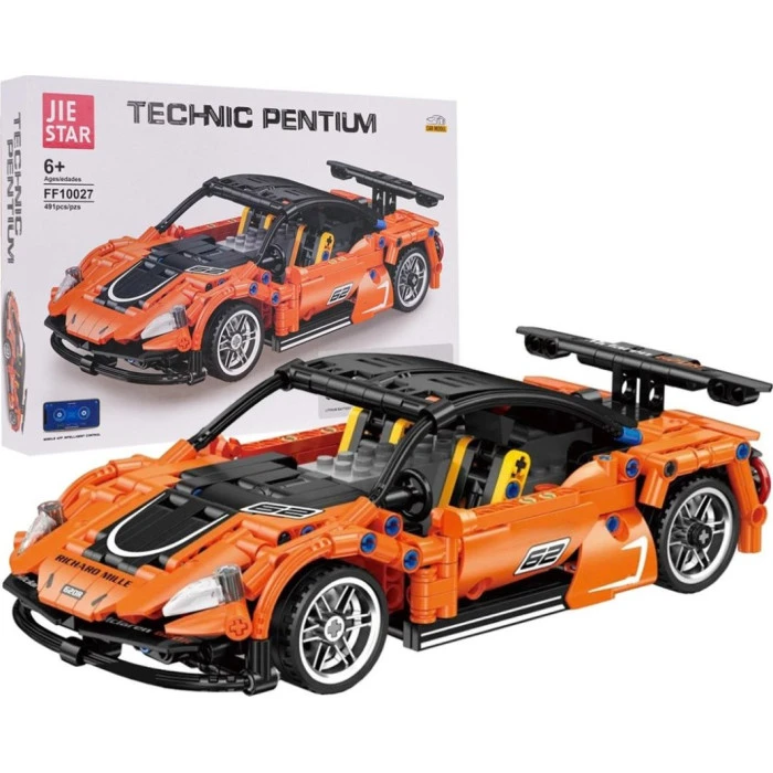 Детский конструктор спортивной машинки 491 эл.