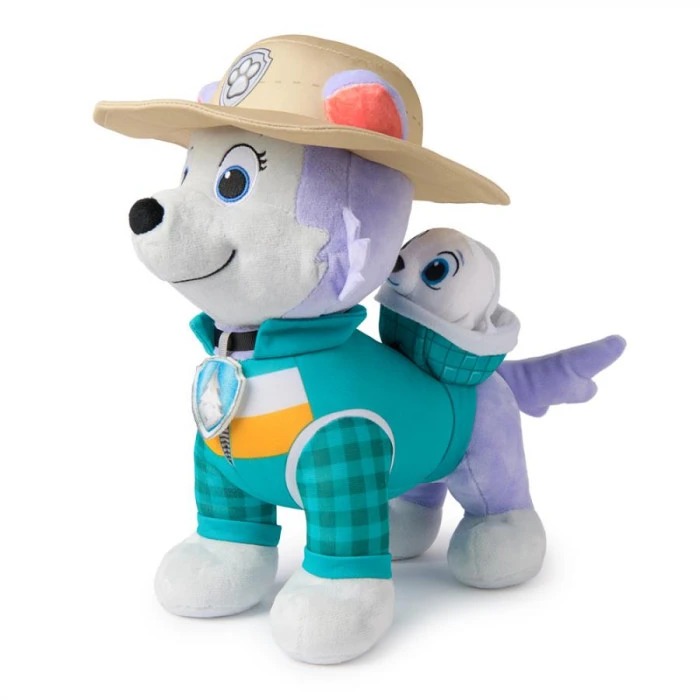 Мягкая игрушка Spin Master Щенок Эверест с любимцем 30 см "Щенячий патруль"