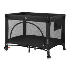 Ліжечко-манеж Lionelo LAURA BLACK CARBON