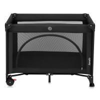 Кроватка-манеж Lionelo LAURA BLACK CARBON