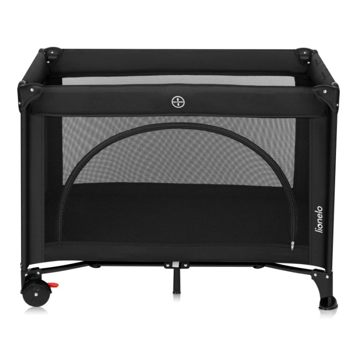 Ліжечко-манеж Lionelo LAURA BLACK CARBON
