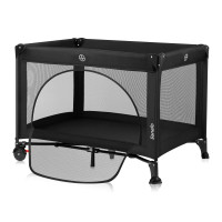 Кроватка-манеж Lionelo LAURA BLACK CARBON