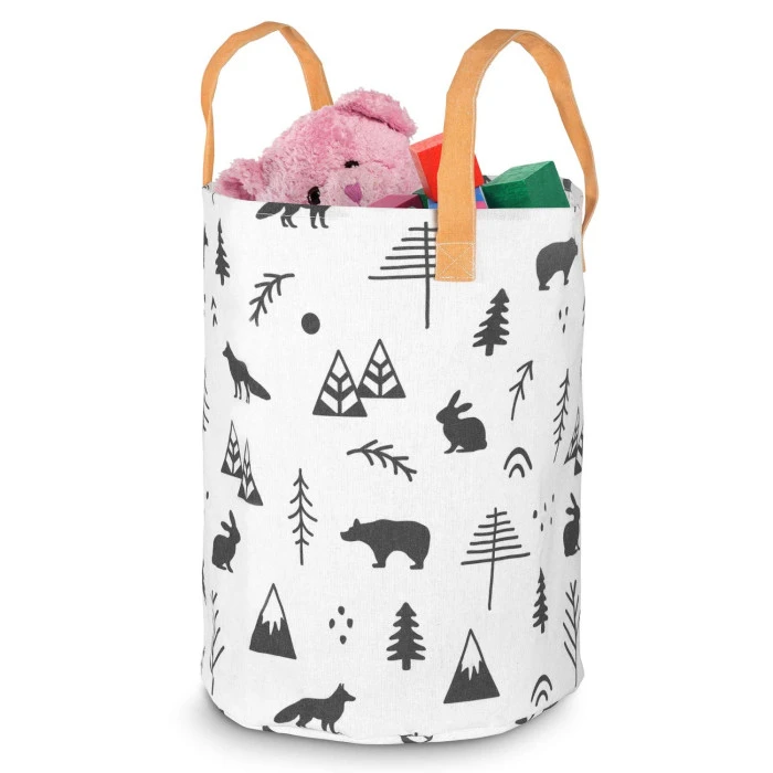 Корзина для игрушек Nukido белая