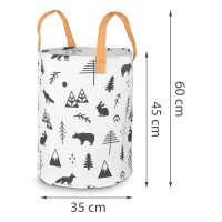 Корзина для игрушек Nukido белая