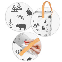 Корзина для игрушек Nukido белая