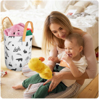 Корзина для игрушек Nukido белая